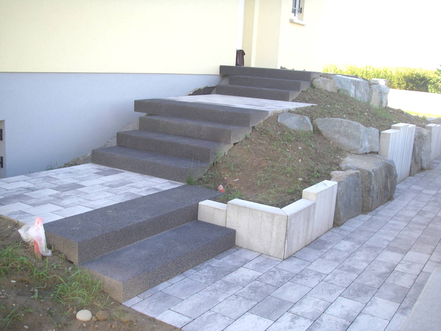 Escaliers extérieurs à Cernay